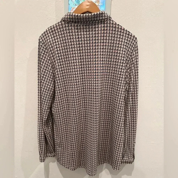 Adrianna Papell Button Down Shirt Sz Large - Picture 7 of 9